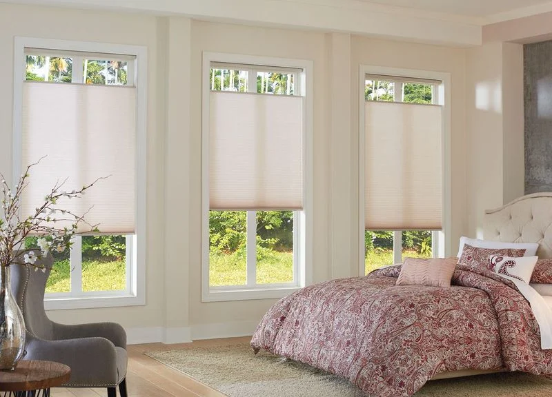 Cellular blinds installed by Marlow & Finch