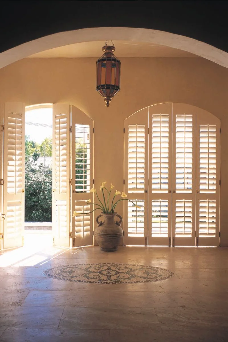 Arched shutters